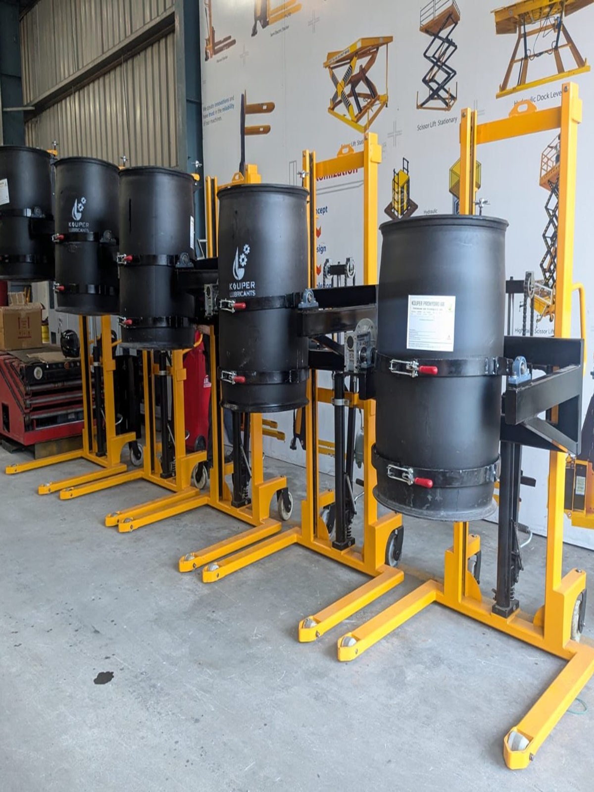 Drum Stacker joist manufacturer in Mumbai Navi Mumbai Pune Bangalore Hydraulic mysore Delhi chennai Vapi